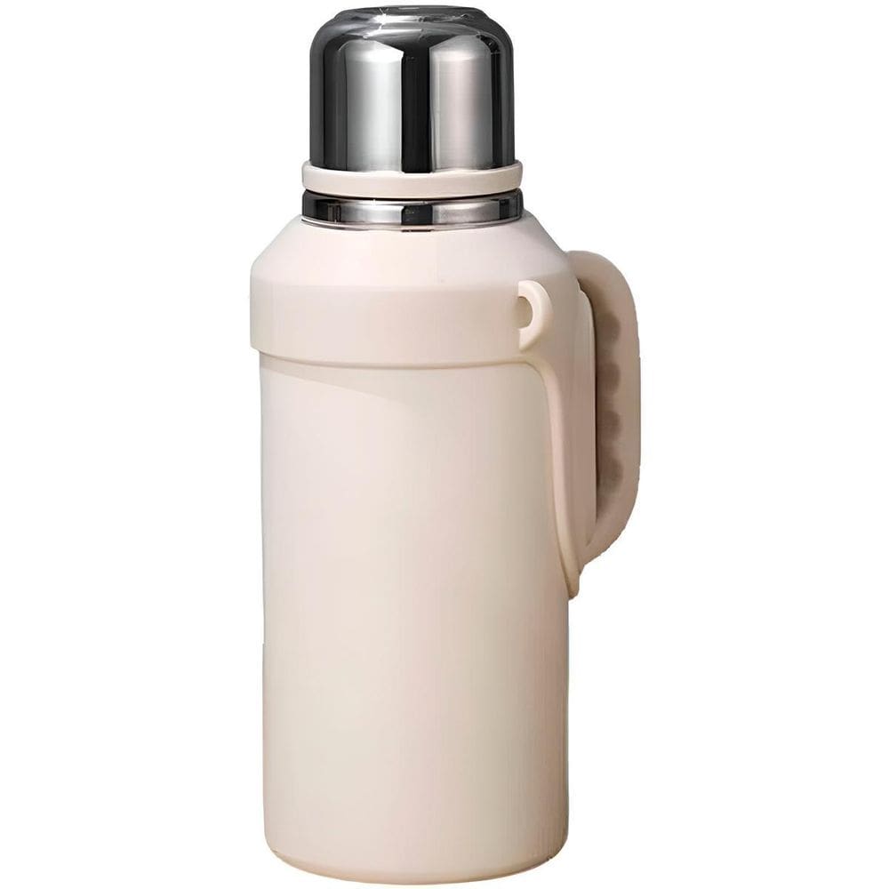 Garrafa Térmica Inox 1,5L Alça Academia Viagem Branca