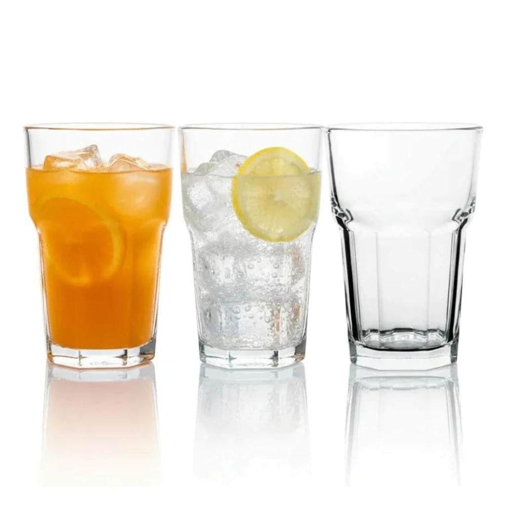 Conjunto 3 Copo Vidro Trevi 350ml