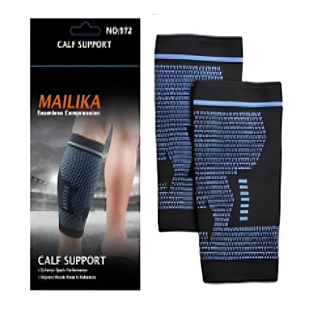 Suporte Panturrilha Compressao Kit 2 Protetor Canela Canito Corrida Meia Panturrilheira Elastica