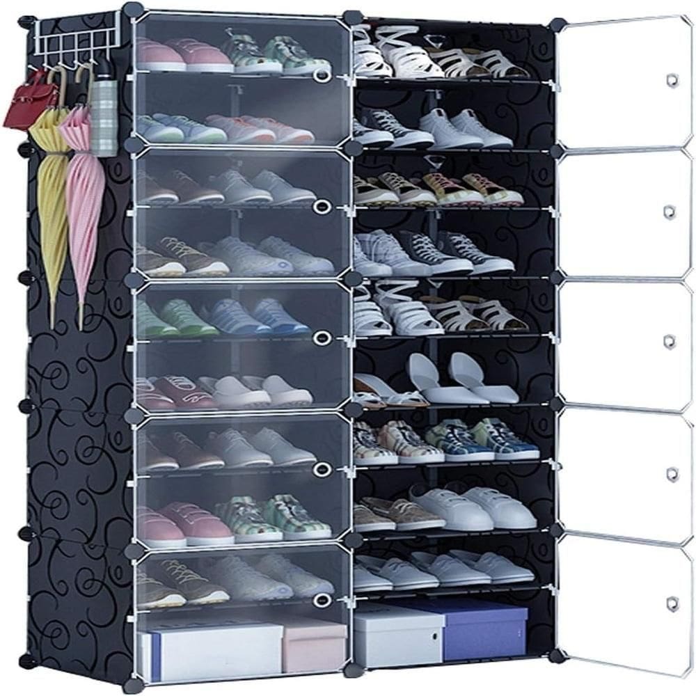 Sapateira Dupla 20 Prateleiras 40 Pares Armario Modular Organizador Brinquedos Roupas