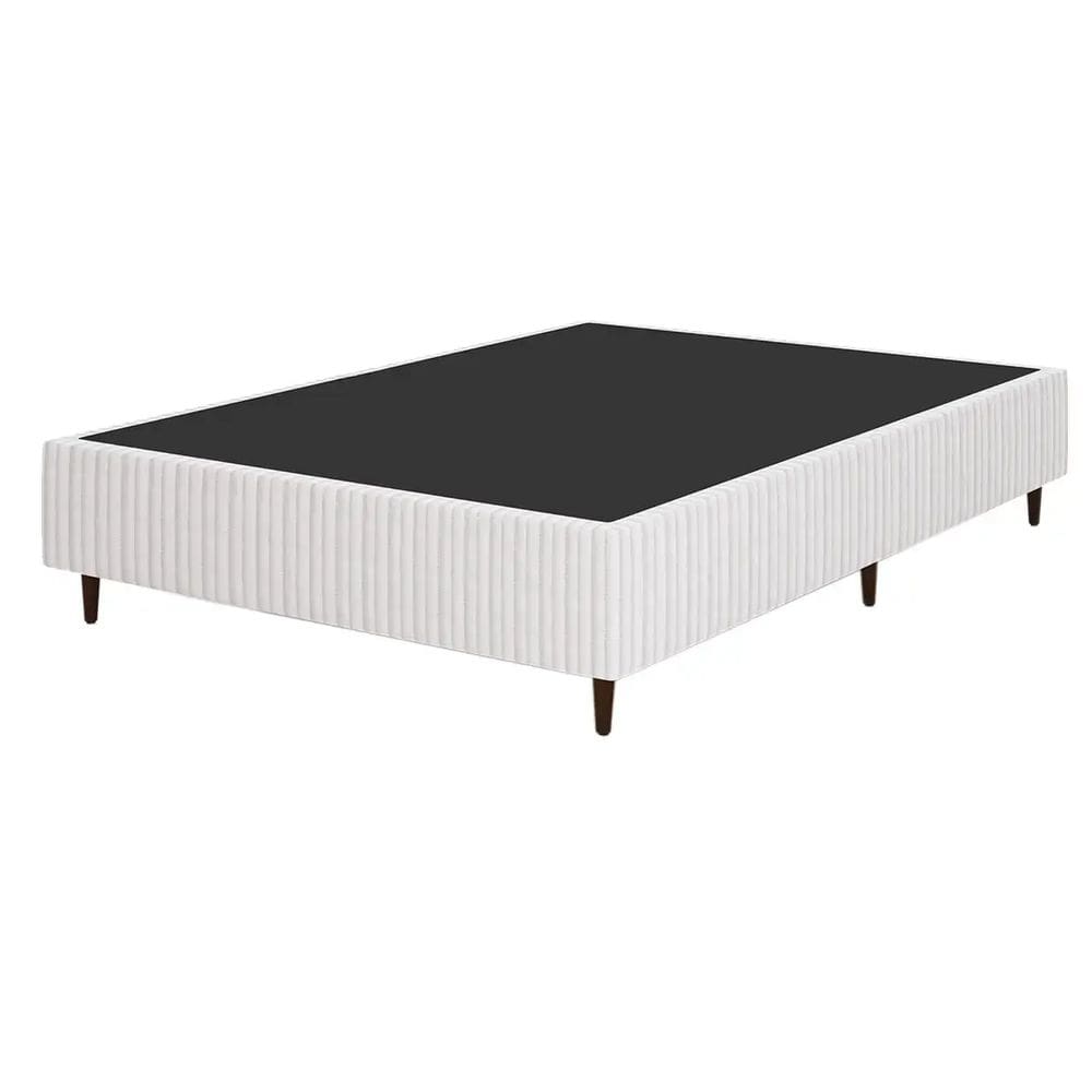 Base Box Confort Gel Casal Tecido Malha Inteligente 37x188x138cm Sealy Cor Bege