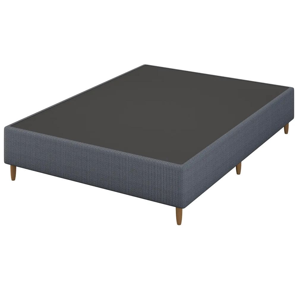 Base Box Lavish Casal Tecido Jacquard 45x188x138cm Sealy Cor Cinza