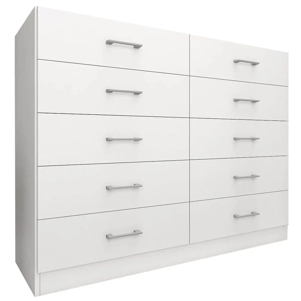 Cômoda Caribe 10 Gavetas Fellicci Cor Comoda Caribe 10 Gavetas Branco