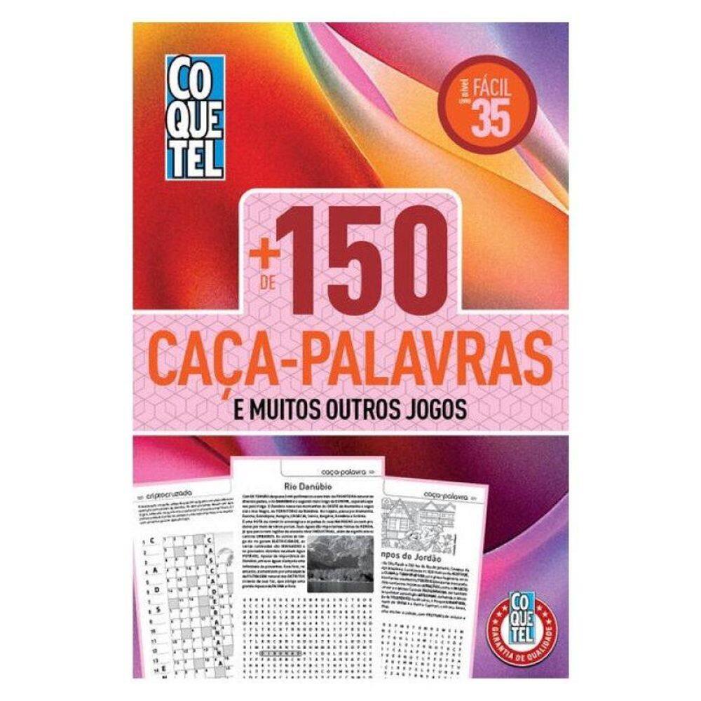 Livro Coquetel + 150 Caça-Palavras 35