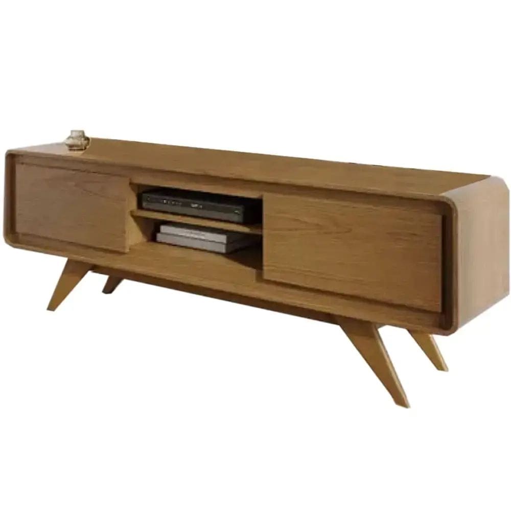 Rack Channel 180cm Para Tv Até 60 Polegadas 2 Portas Fabrimóveis Cor Nature
