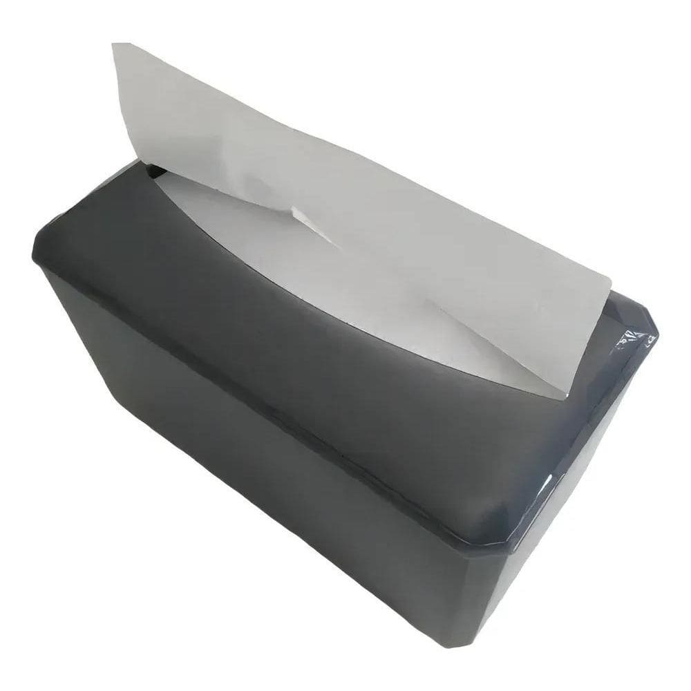 3X Trilha Dispenser Toalheiro Interfolha Balcão Cor Preto