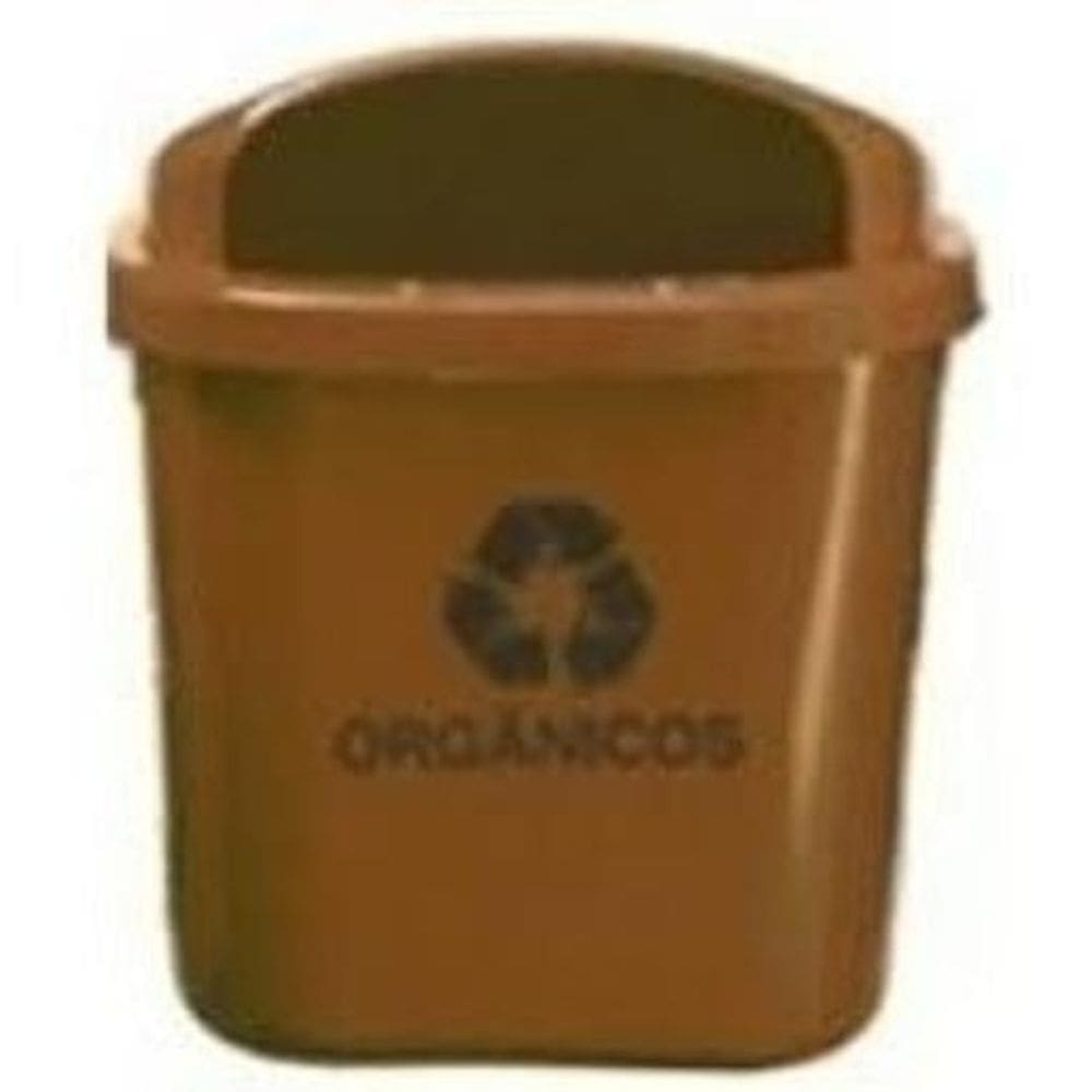 Cesto Individual Coleta Seletiva 40 L Para Poste Ou Parede