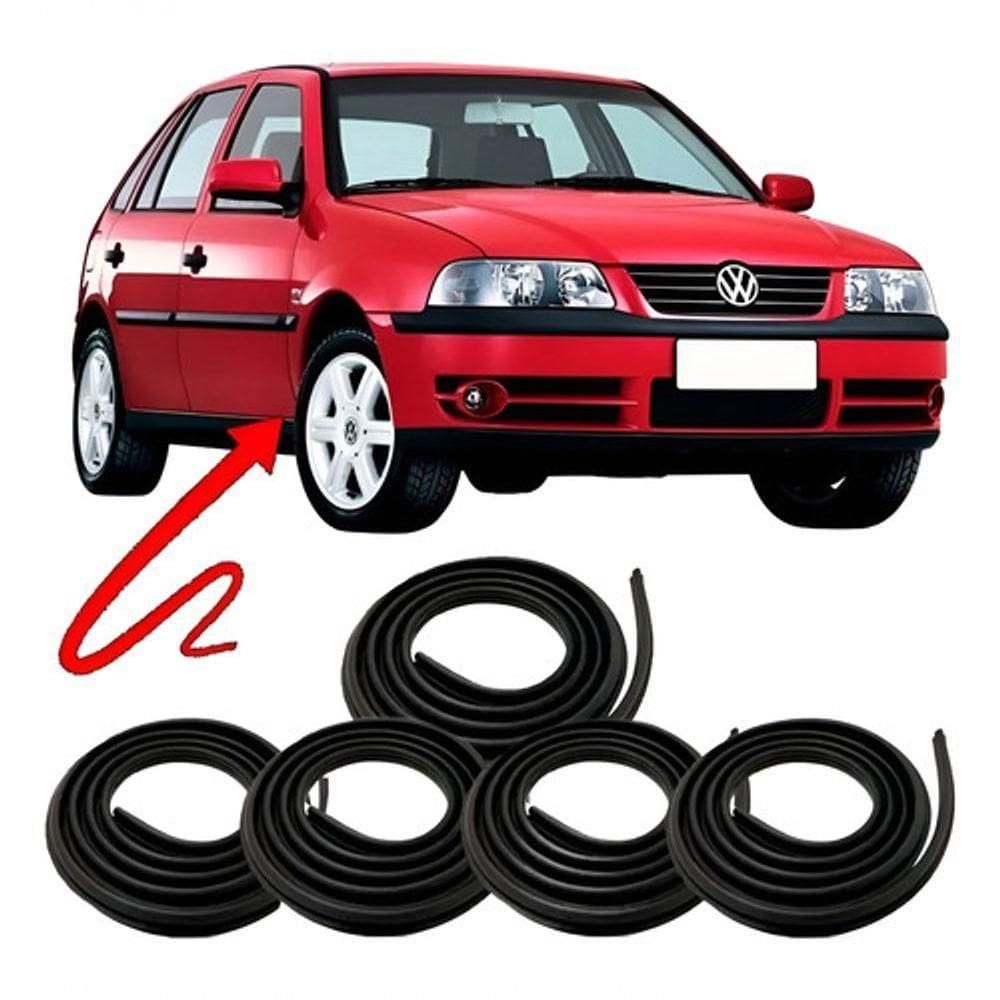 Kit Borrachas Vedação 4 Portas E Malas Gol E Parati G2 G3 G4 - Un / 5 [f103]