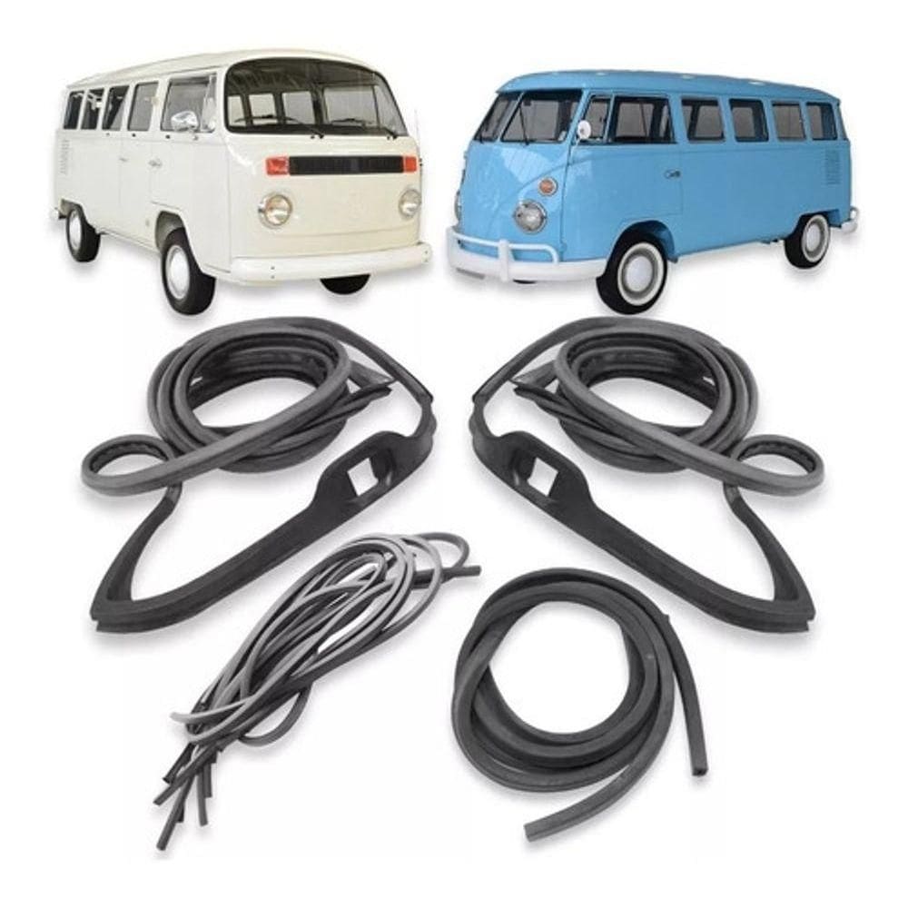 Jogo De Borrachas De Portas Completo Kombi 1976 A 1996 [f103]