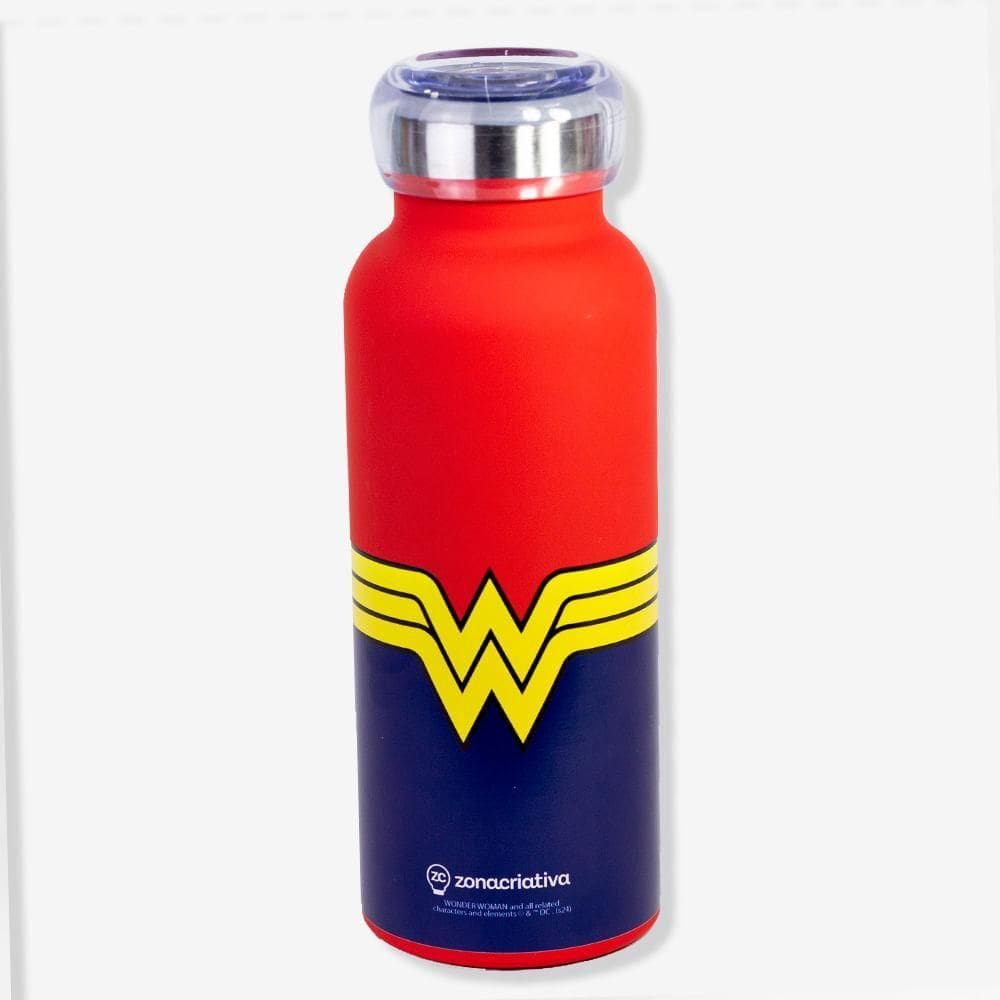 Garrafa Bubble Mulher Maravilha - Dc Comics