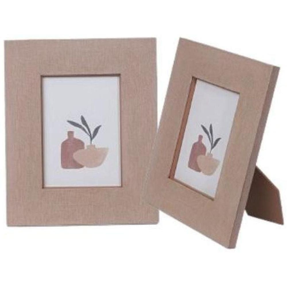 Porta Retratos Limoeiro Charlotte 13X18 Cor Argila