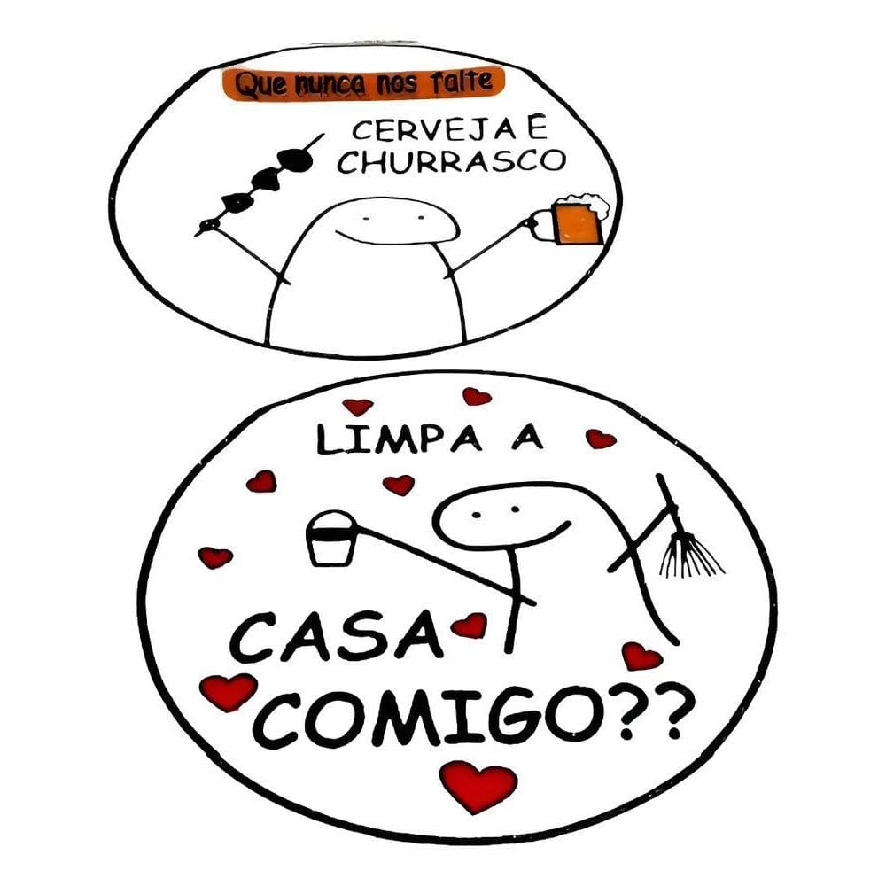 Pano De Prato Estampado Flork Bento 10 Unidades