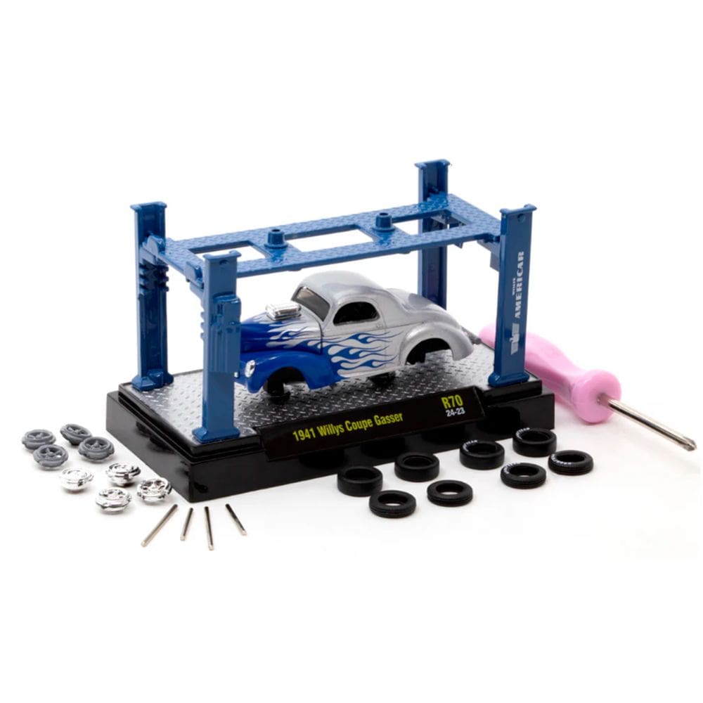 Miniatura Kit 70H 1941 Willys Coupe Gasser 1:64 M2 Machines