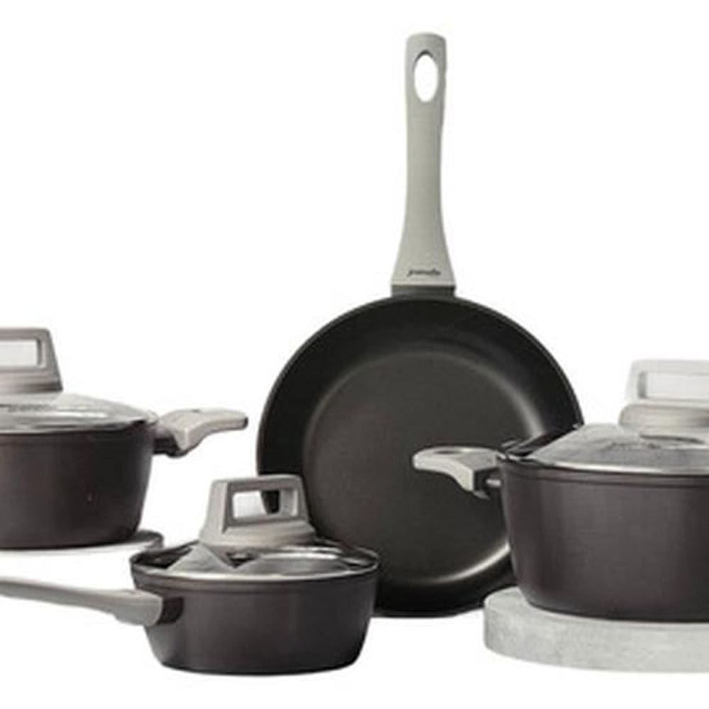 Conjunto 4 Panelas Ceramica Antiaderente Soft Preta - Jomafe