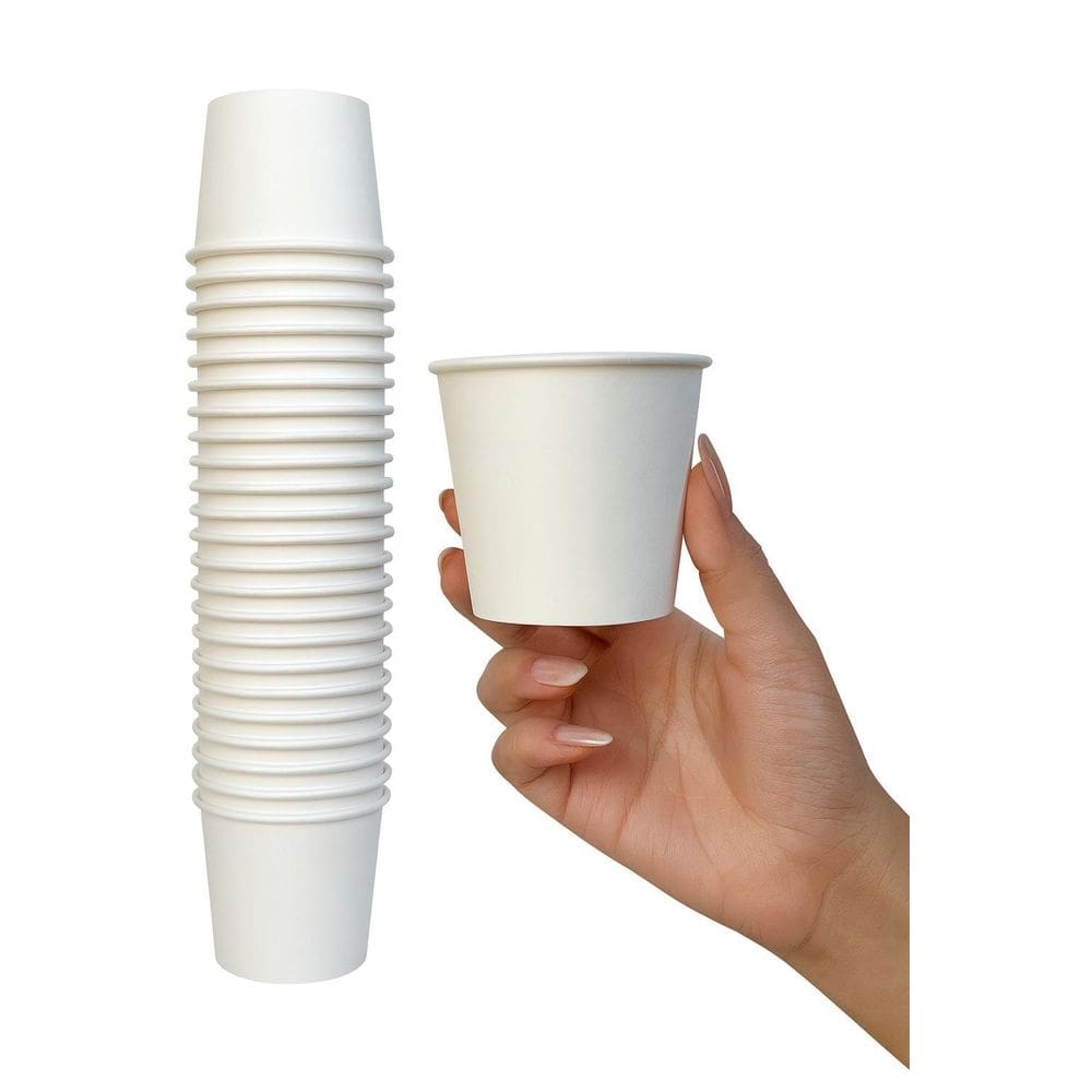 Pote De Papel Descartável Ecológico 150Un Para Gelato 100Ml