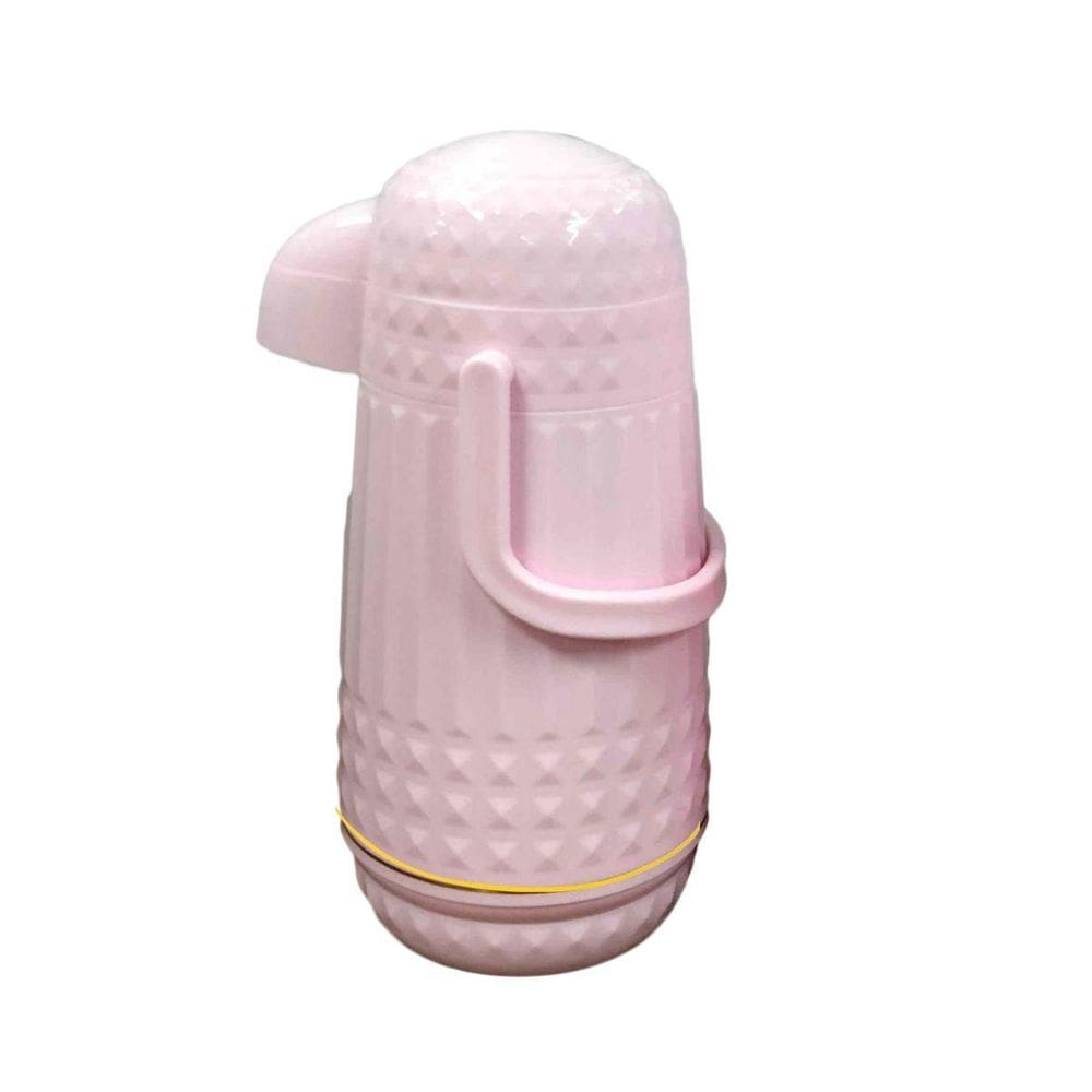 Garrafa Térmica Mb Home Classic Valentina Rosa Suave 1L