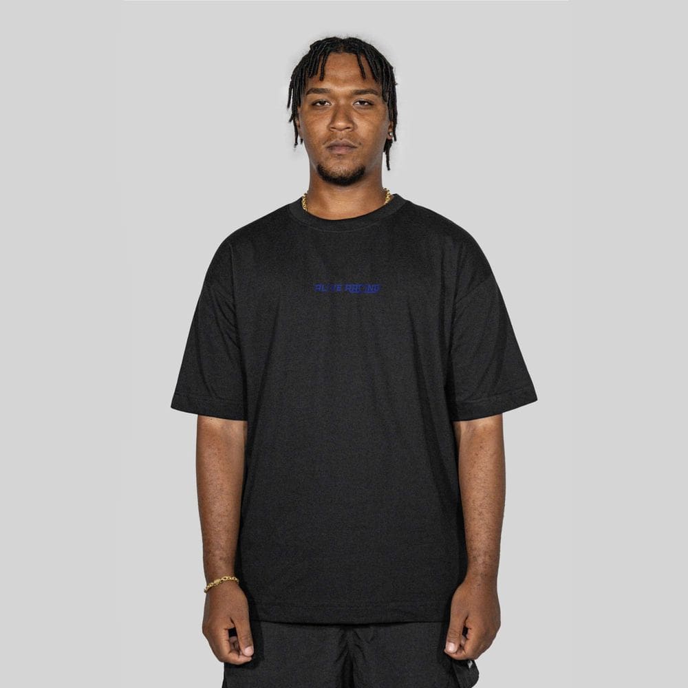 Camiseta Alive Oversized Racing Preto