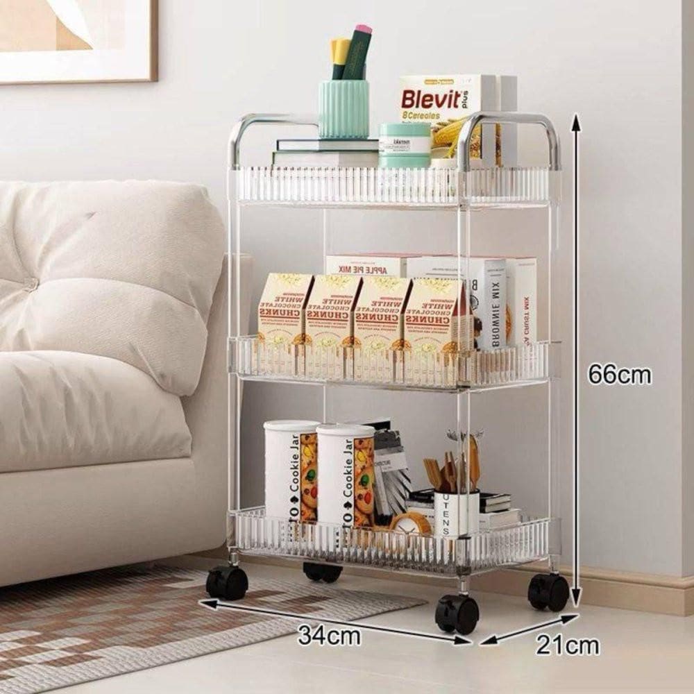 Carrinho Organizador Multiuso 3 Andares