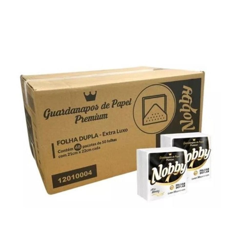 Guardanapo Folha Dupla 20,8X21,5 48X50 Nobby