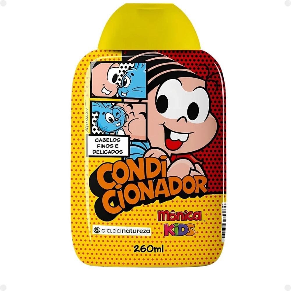 Condicionador Cia da Natureza Mônica Kids Cabelos Finos e Delicados 260ml