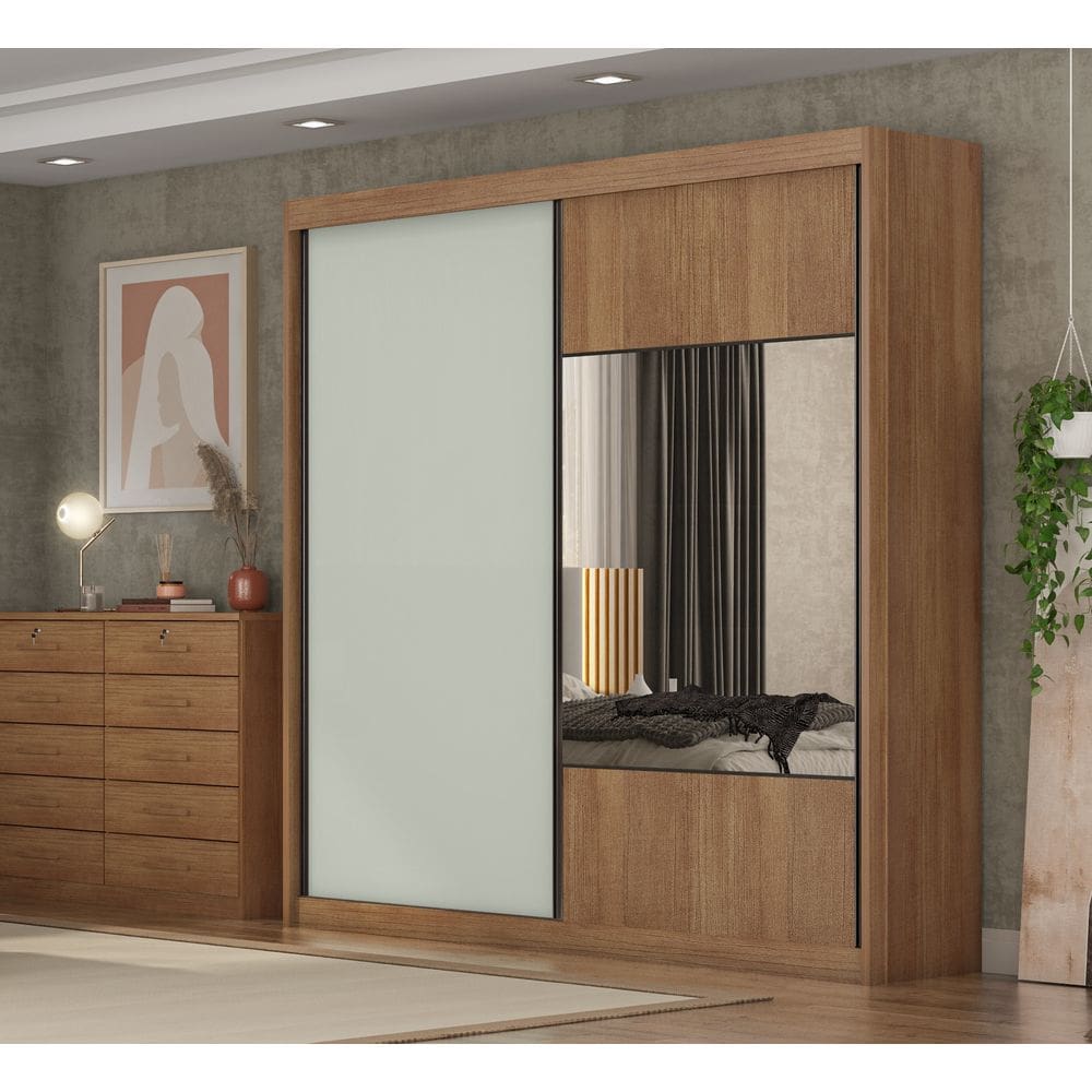 Guarda Roupa Versatto 4 Gavetas Com Espelho