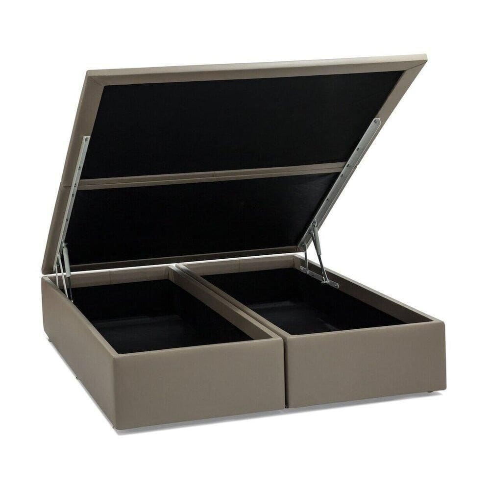 Base Baú Bege Casal (138X188X39) - Ortobom