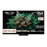 Smart TV TCL 65 Polegadas QLED Mini LED 4K C7K WiFi Bluetooth Google TV 4 HDMI 144Hz HDR10+ 65C7K