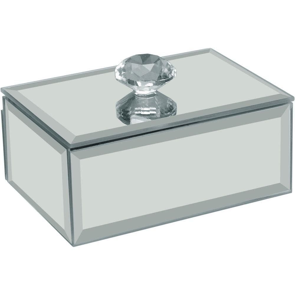 Estojo Porta Joias Espelhado Home & Co Decorativo Mdf