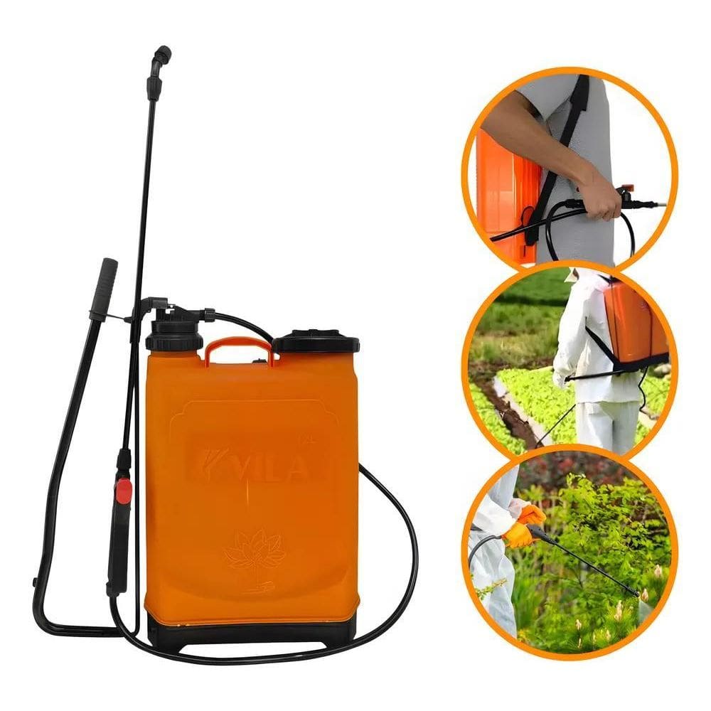 10X Pulverizador Bomba Costal Compressão Manual 12L Vila