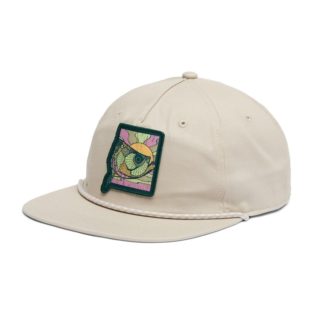 Chapéu Columbia PFG Tack Snap Back Dark Stone/Sunset Fish