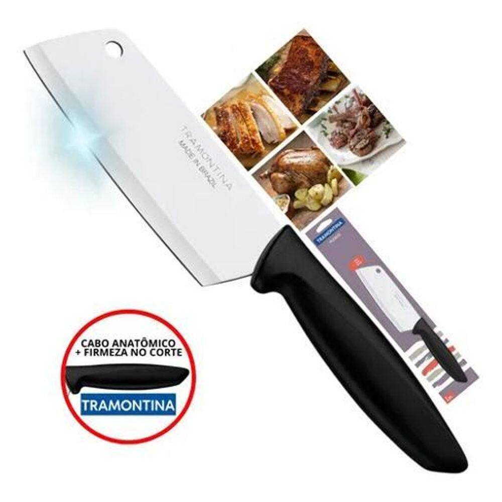 2X Cutelo 100% Inox 5 Tramontina Altíssima Qualidade Cozinha