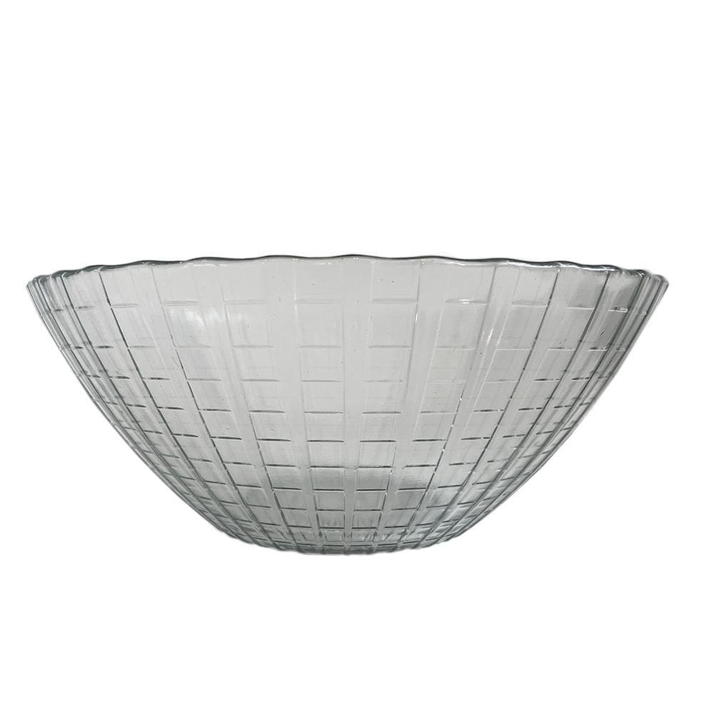 Saladeira Fruteira Bowl Vidro Transparente Firenze Grande