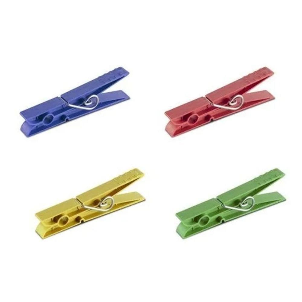 Prendedor De Roupa Plástico Pregador Kit 144 Unidades Barato