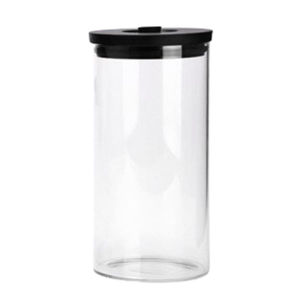 Pote De Vidro Hermético Tampa De Bambu 300 Ml