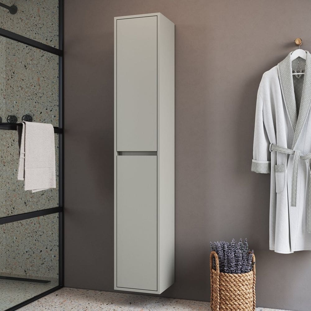 Armário Suspenso Multiuso para Banheiro 30cm com 2 Portas Bergame Arenas