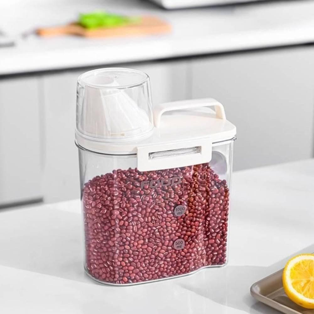 Pote Hermético De Acrílico 1800Ml Para Guardar Alimentos