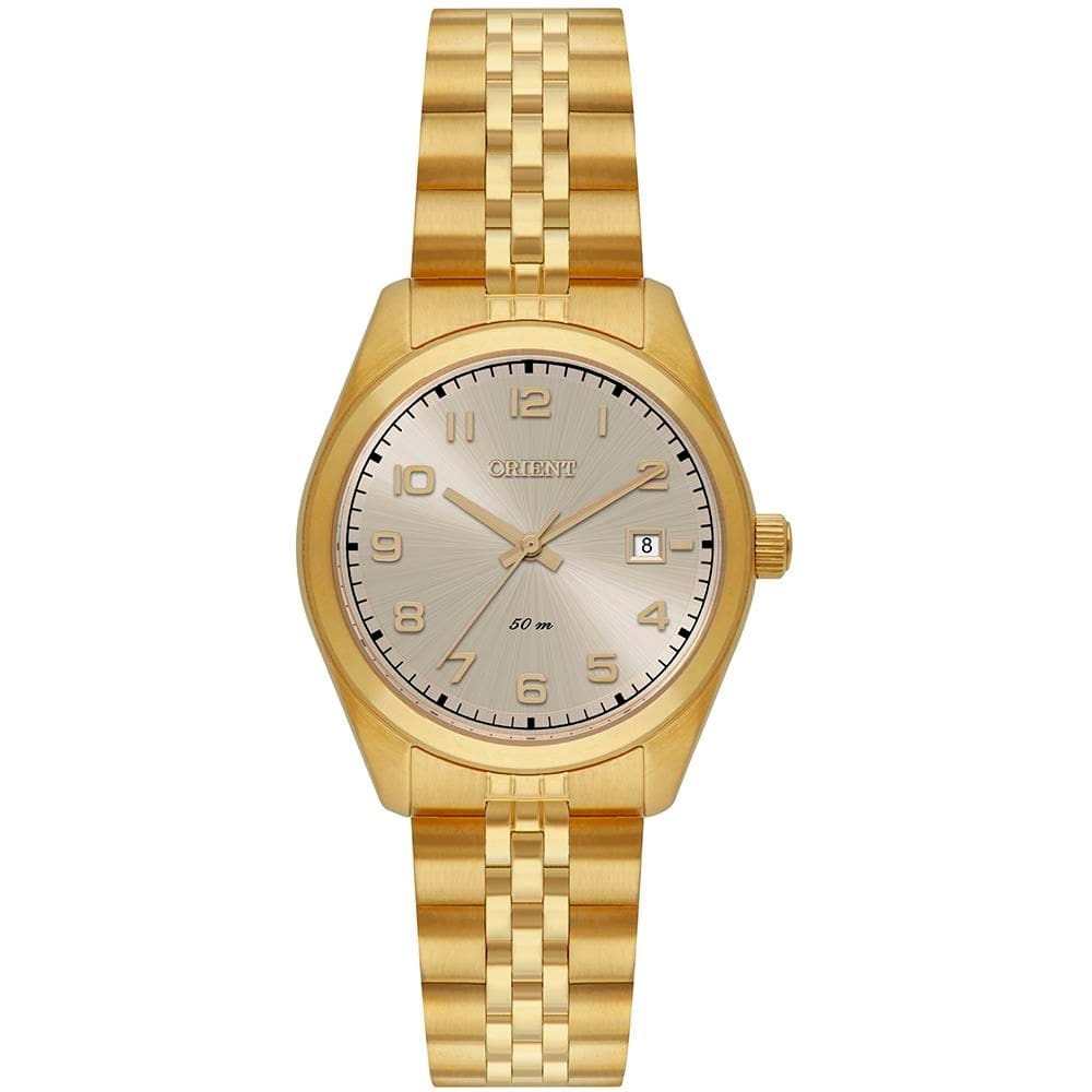 Relógio Orient Feminino Ref: Fgss1263 C2kx Clássico Dourado