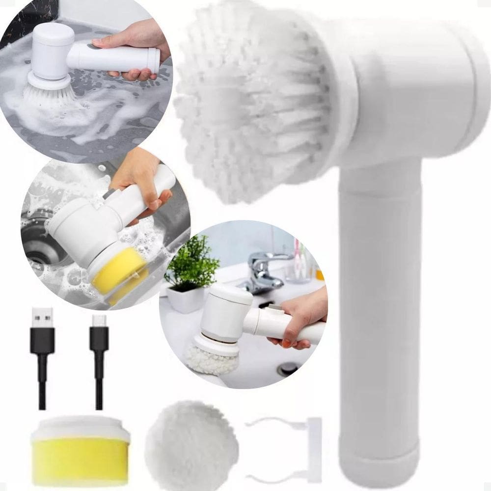 Escova Elétrica Limpeza Profunda Na Cozinha Fácil