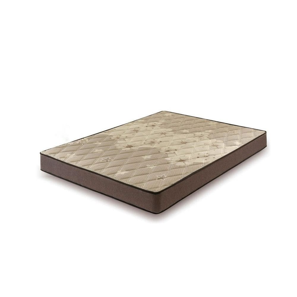 Colchão Solteiro Espuma D23 17x138cm Bege/Marrom