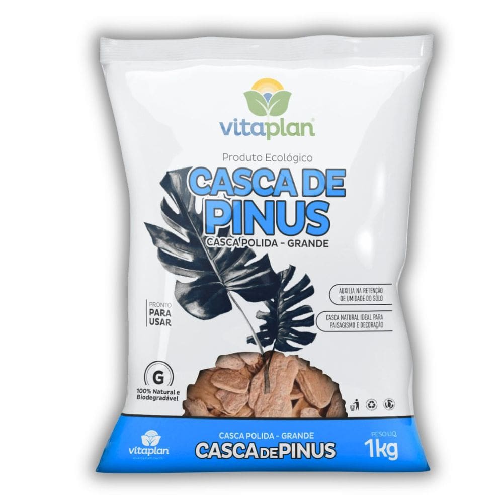 Casca de Pinus Polida G (1kg) VITAPLAN