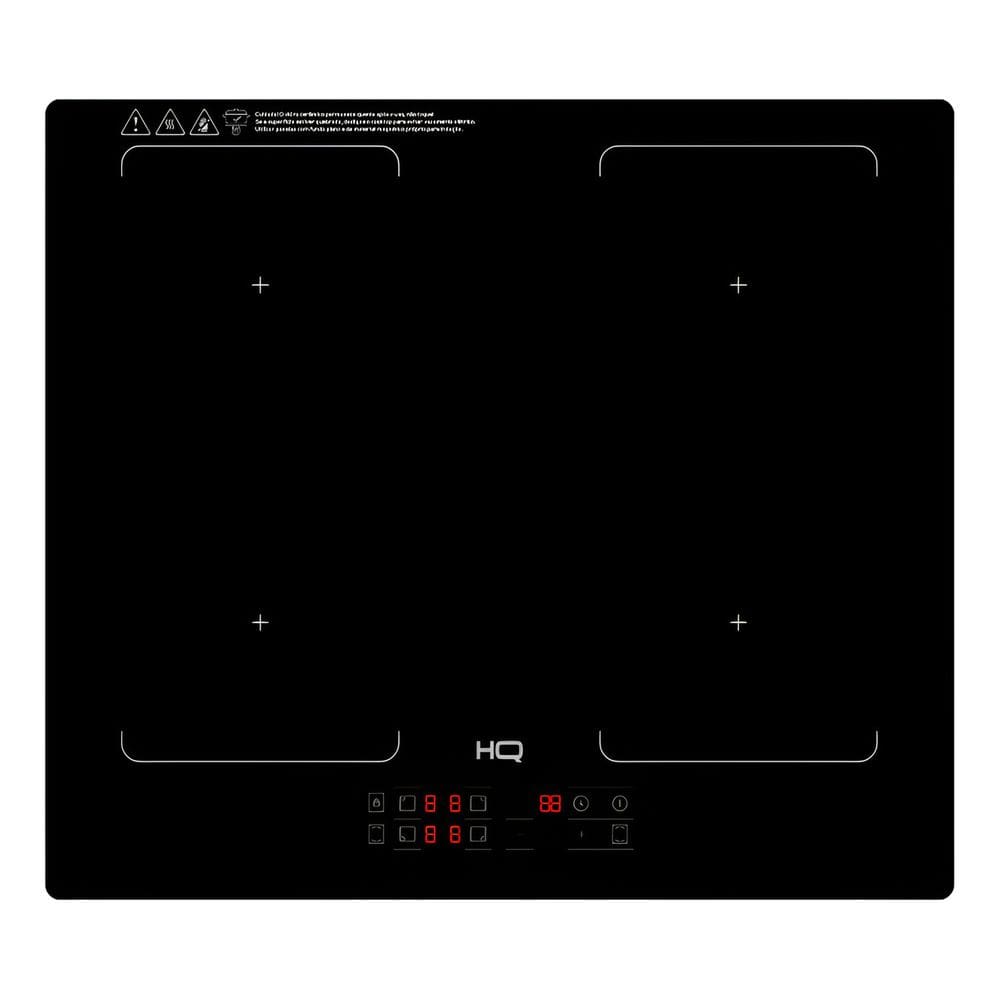 Cooktop Hq Dfy-if7001ff Hq 4 Bocas 7000w 220v 59x52x6 Cm