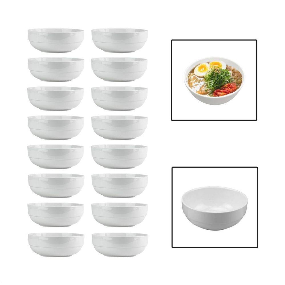 Kit 16 Tigelas Bowl 500Ml Melamina Cumbuca Caldo Sopa Salada
