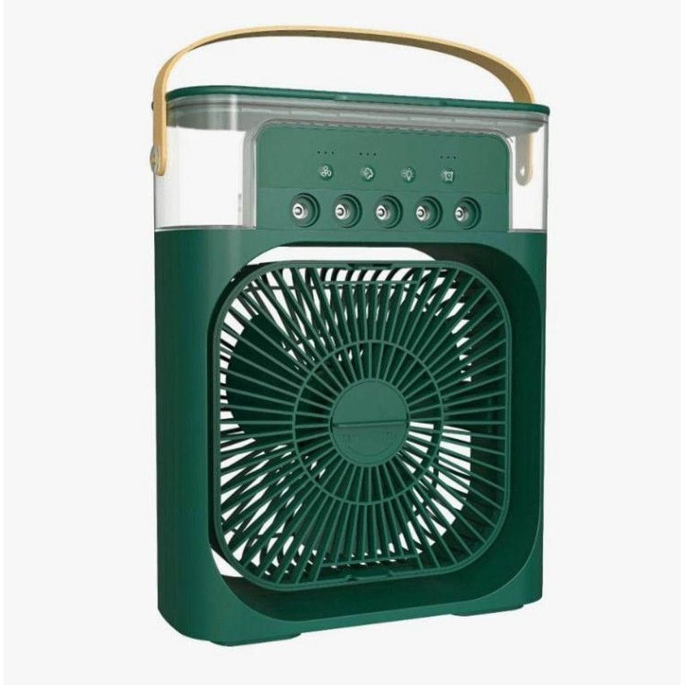 Mini Ventilador Portátil Usb Com Frio Gelo Led