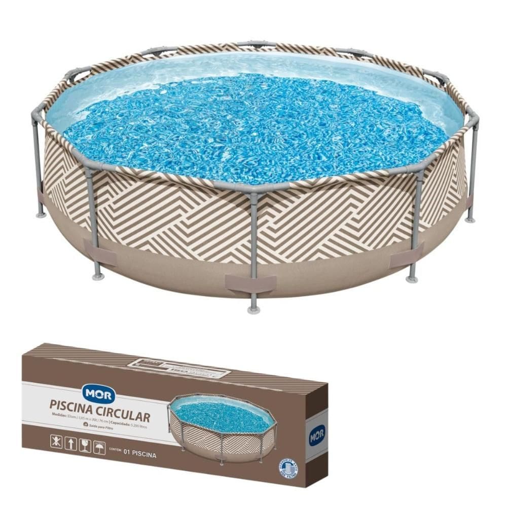 Piscina 5200 Litros Estrutural Redonda Mor