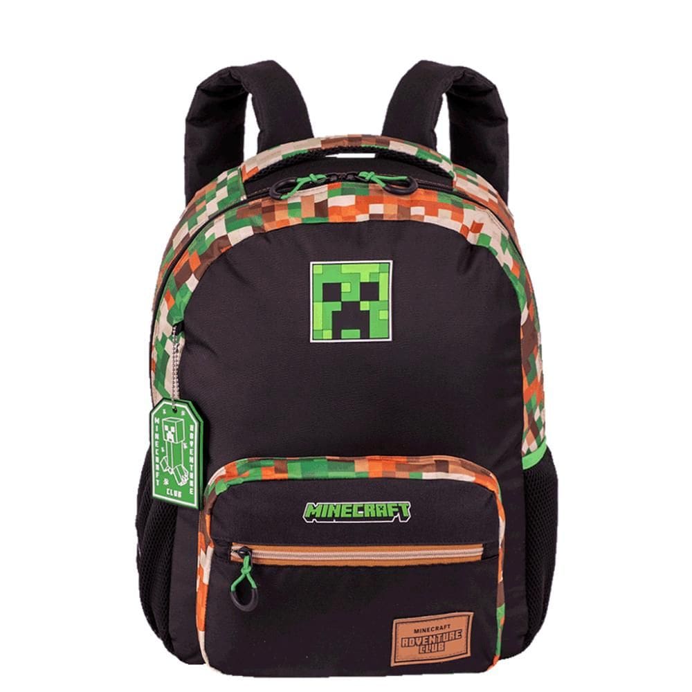Mochila de Costas Sestini Minecraft X Outdoors Preto