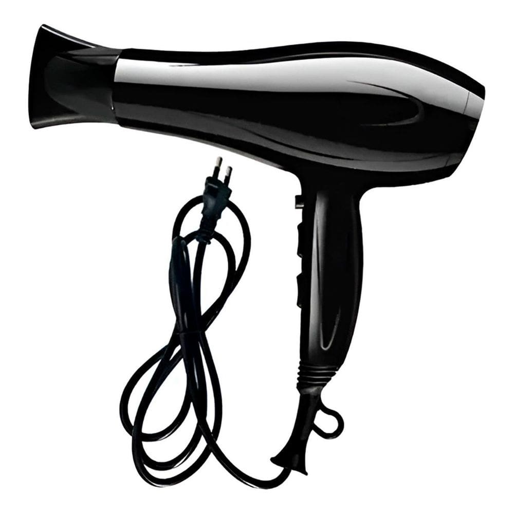 Secador Cabelo 110V Turbo Ar Quente Frio Preto