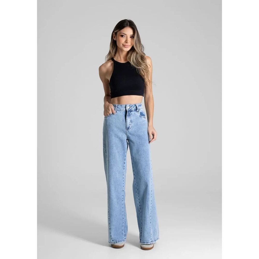 Calça Jeans Sawary Wide Leg - 281018