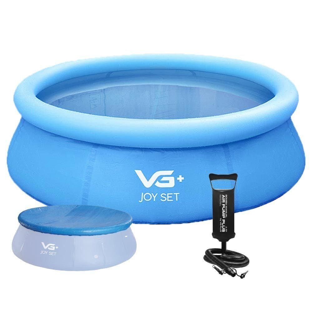 Piscina Inflável Joy Set 4760 L Circular 300 Cm Com Capa Bomba Vg Plus