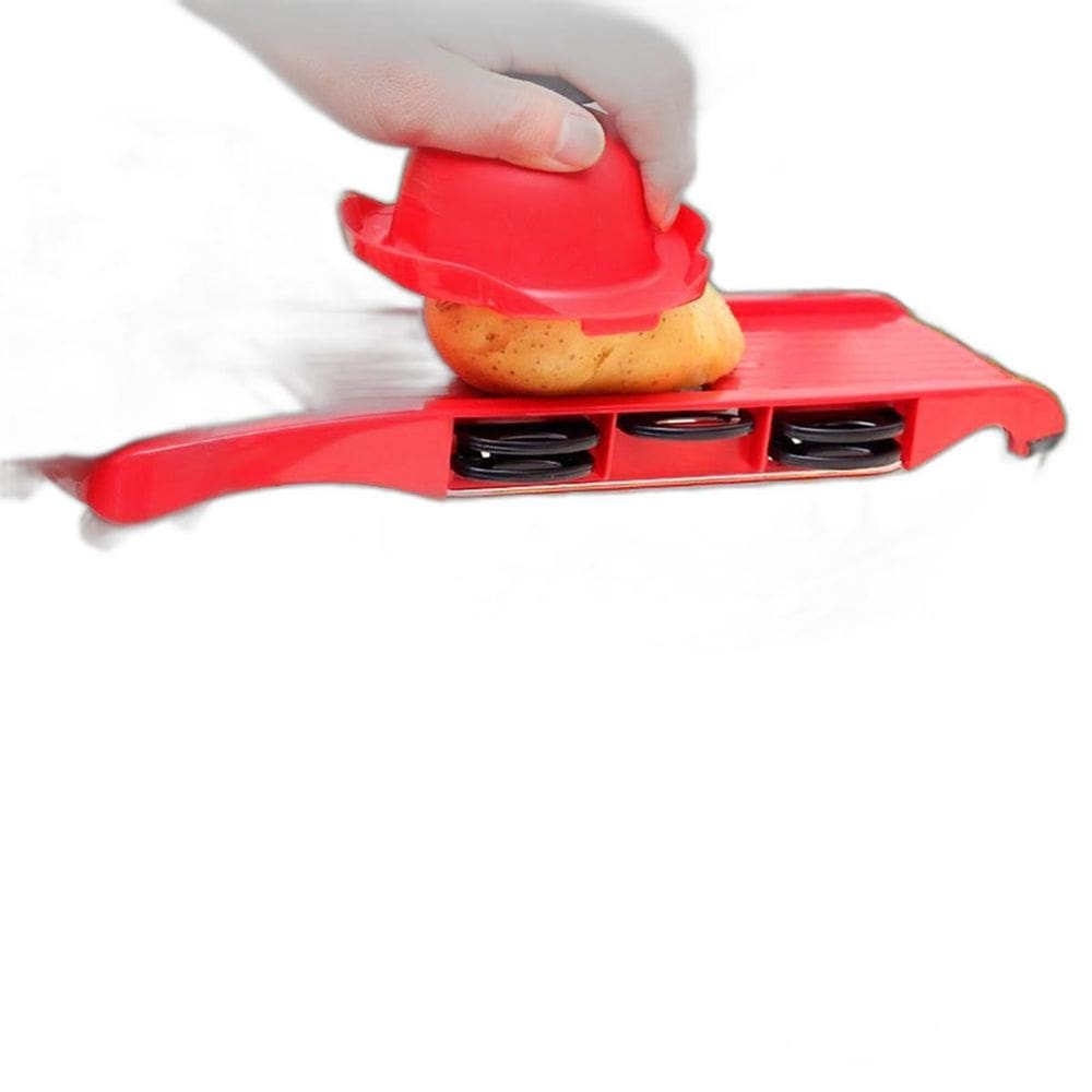 Mandolina Manual Para Fatiado Fino De Vegetais E Frutas