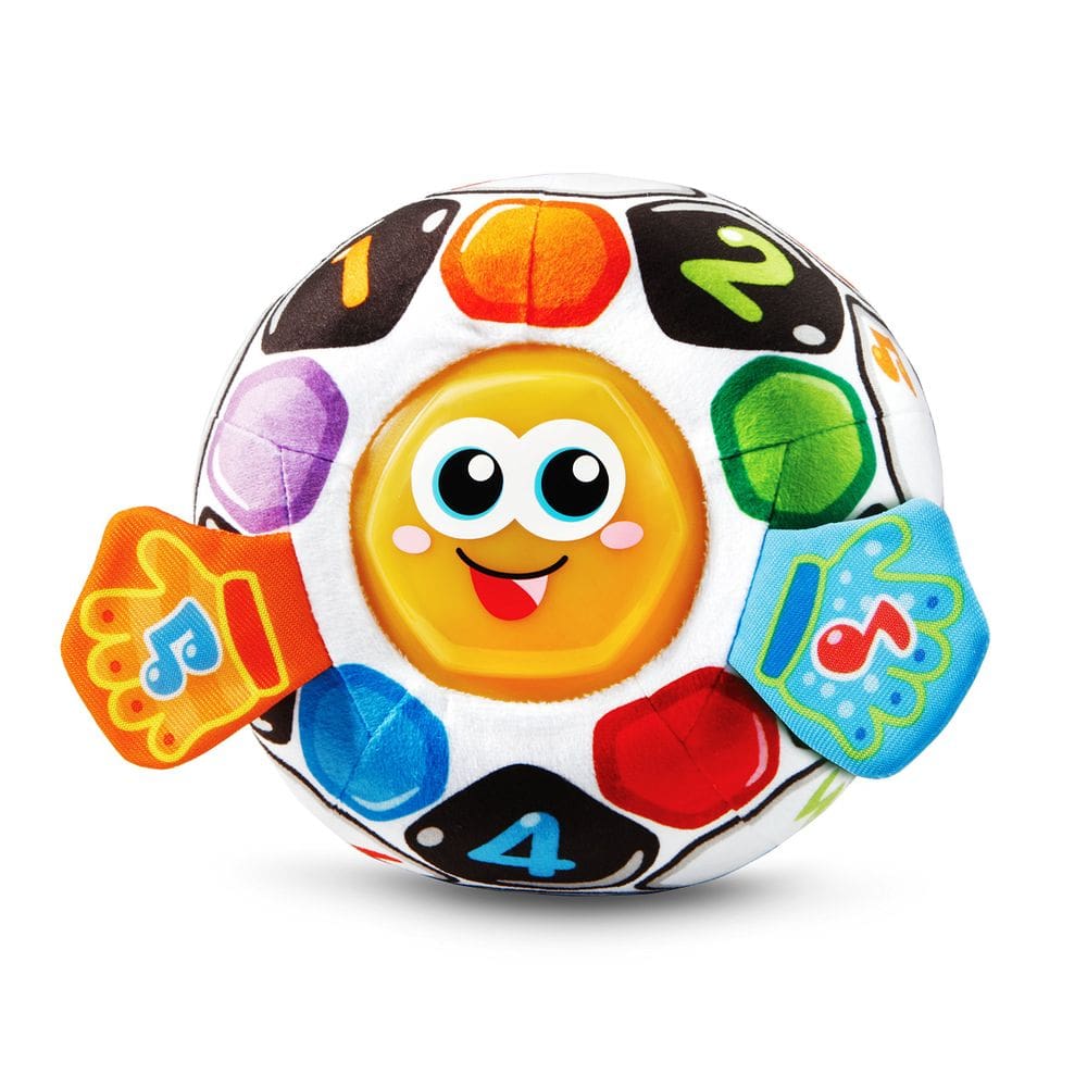 Bola de futebol Toy VTech Bright Lights multicolorida, 1 unidade